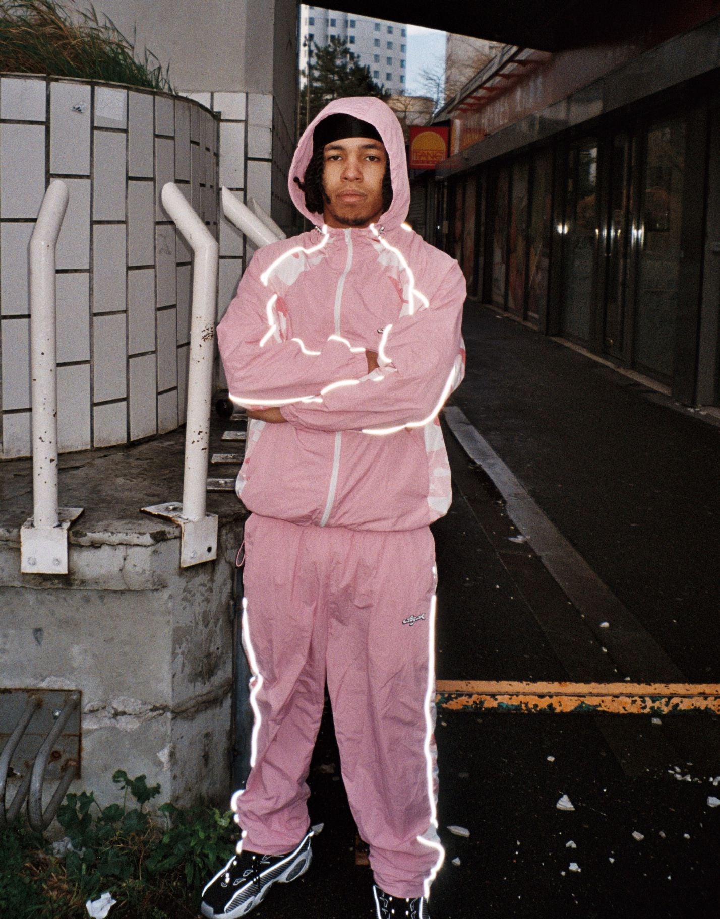 NYLON TROUSERS [PINK / IN STOCK]