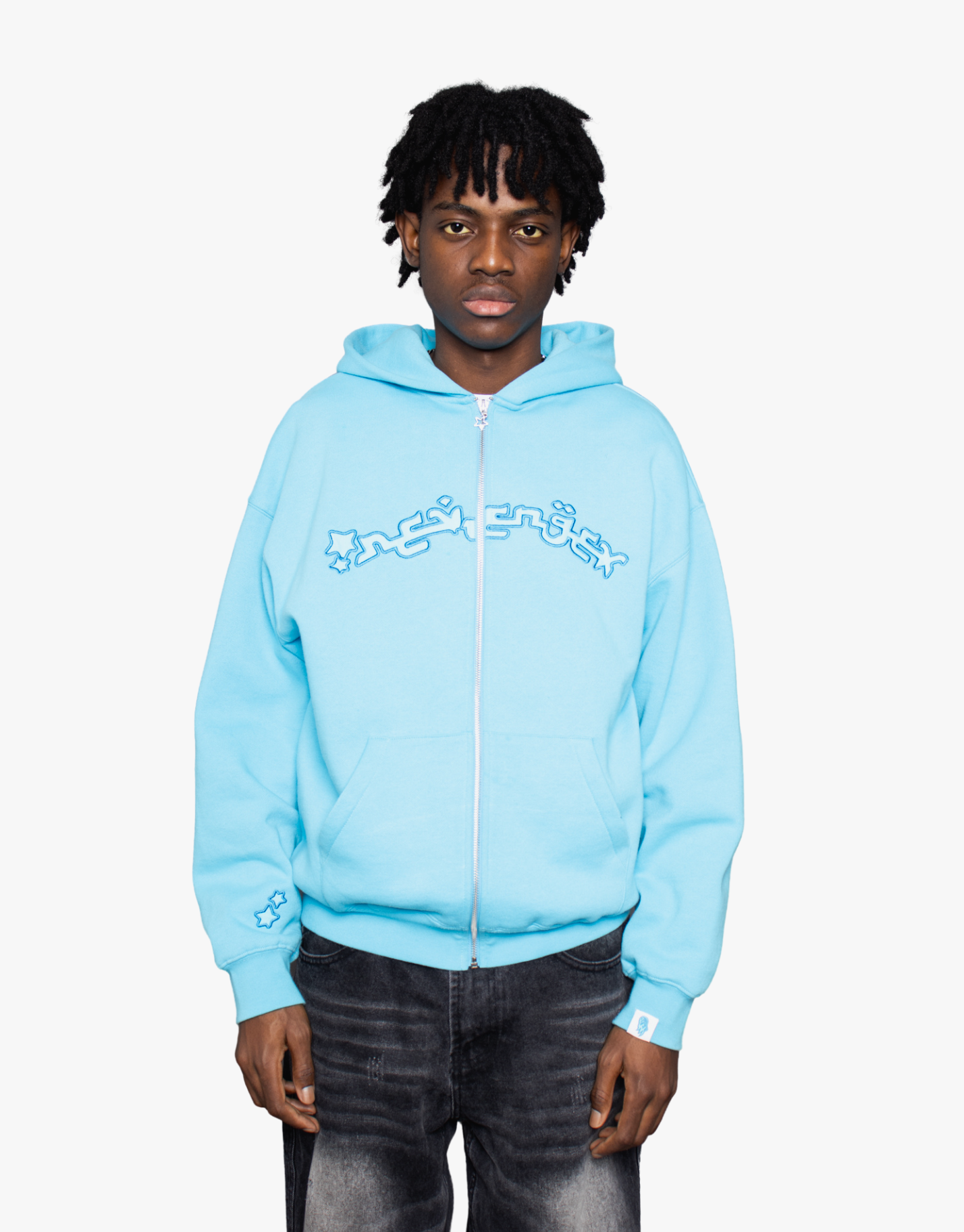 SWEAT ZIP ARABIC [BLEU]