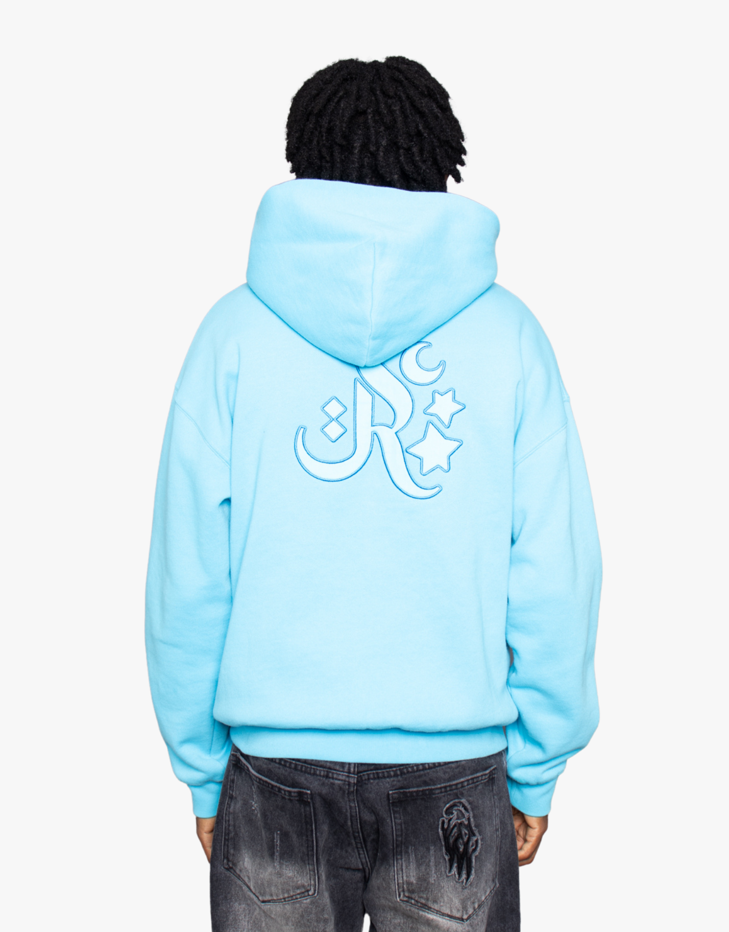 SWEAT ZIP ARABIC [BLEU]