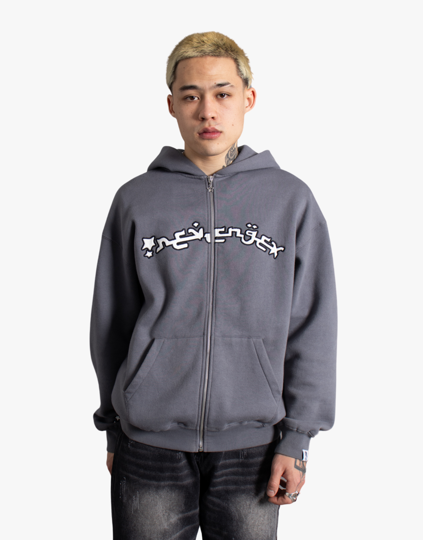 SWEAT ZIP ARABIC [GRIS]