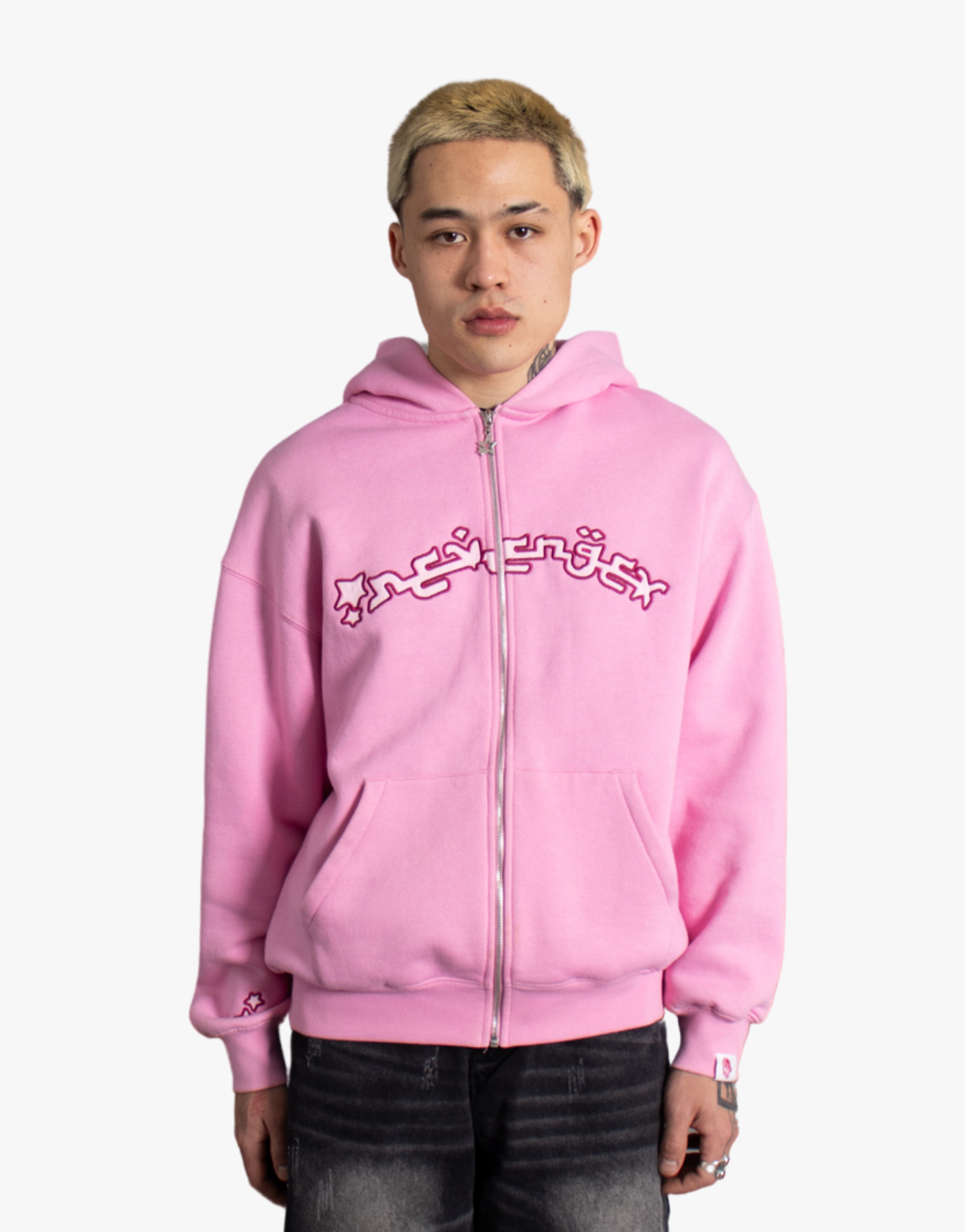 SWEAT ZIP ARABIC [ROSE]