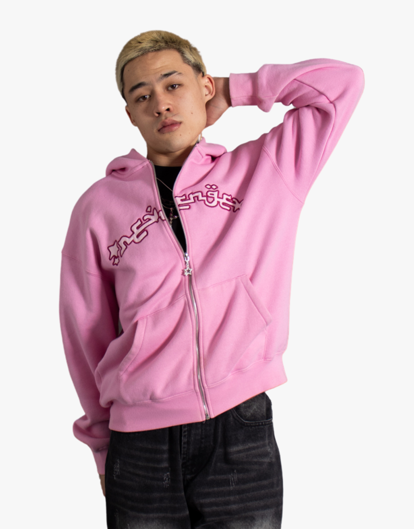 SWEAT ZIP ARABIC [ROSE]