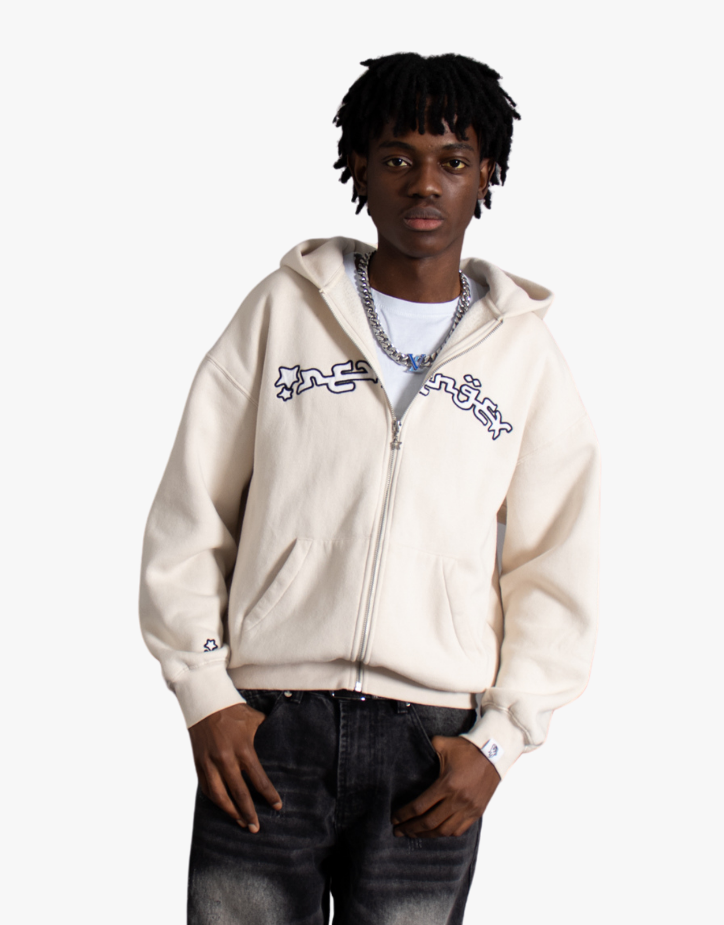 SWEAT ZIP ARABIC [BEIGE]