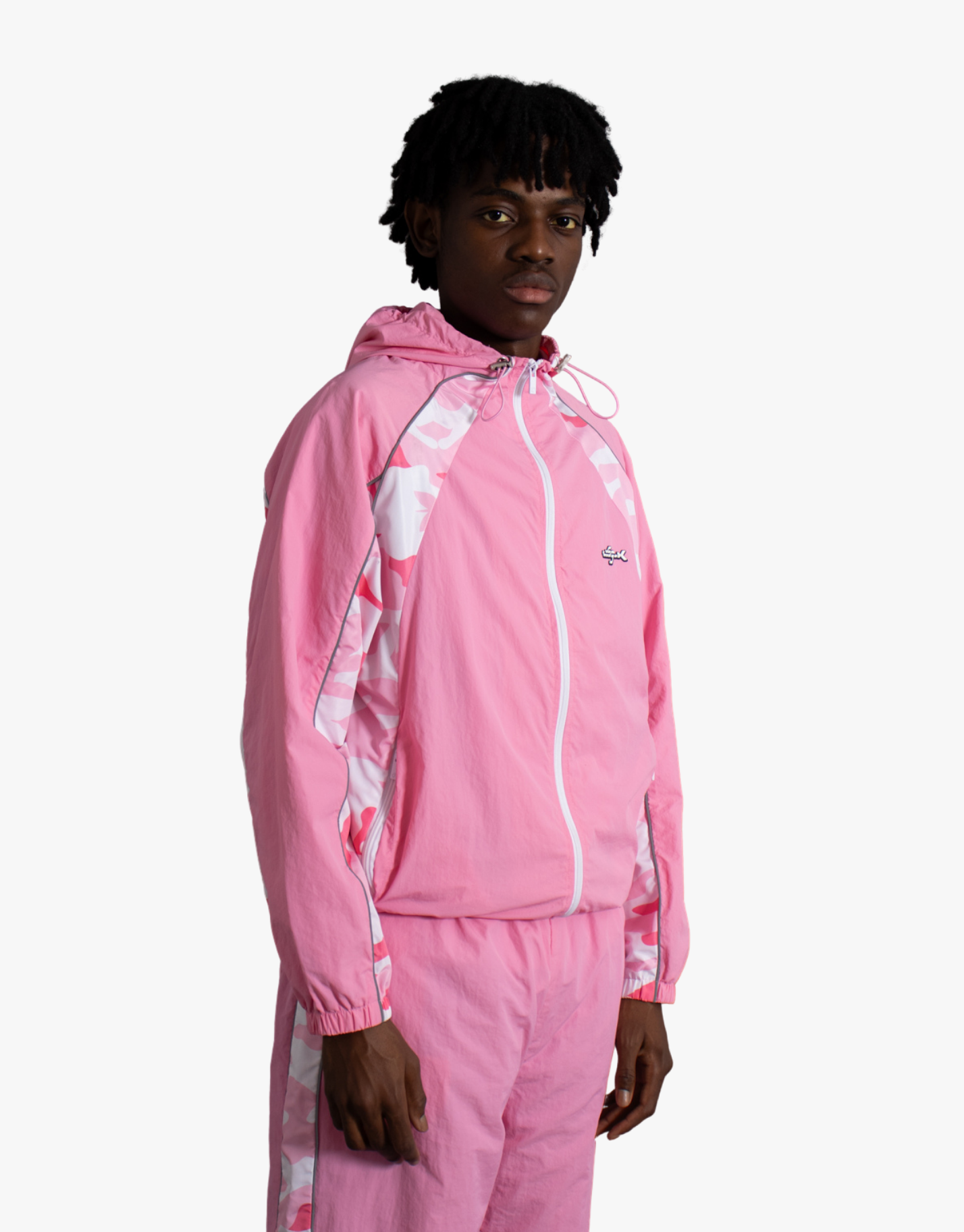 VESTE NYLON [ROSE]