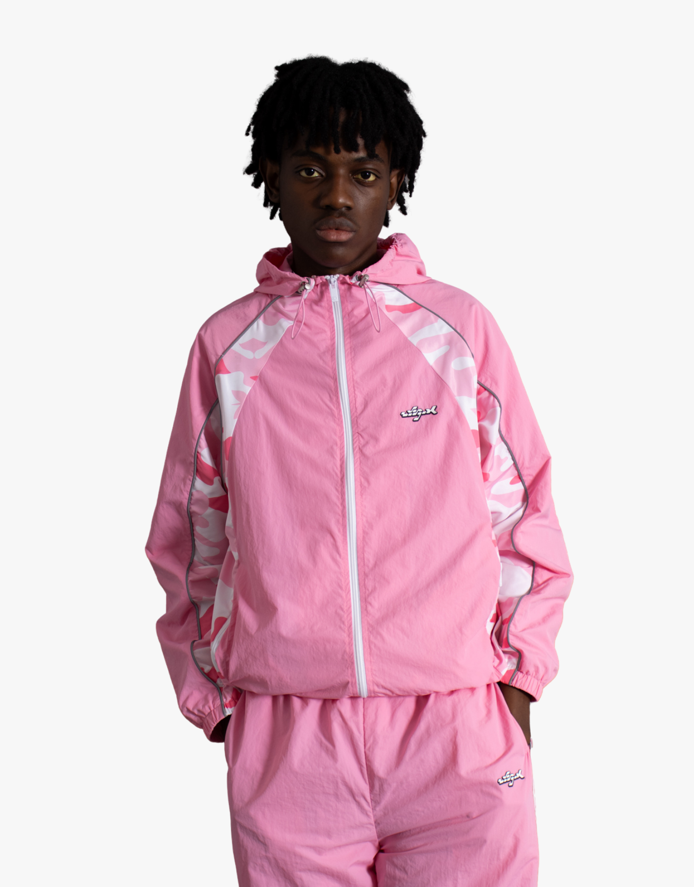 VESTE NYLON [ROSE]