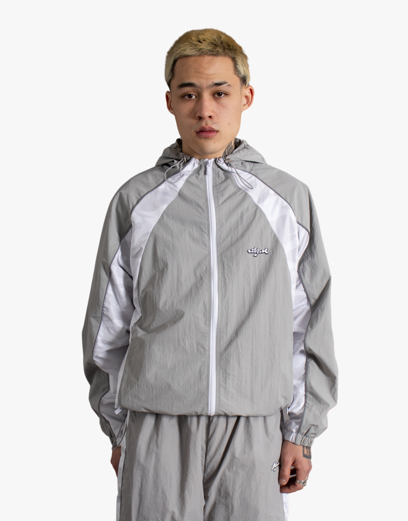 [PACK] VESTE NYLON GRISE + PANT NYLON GRIS