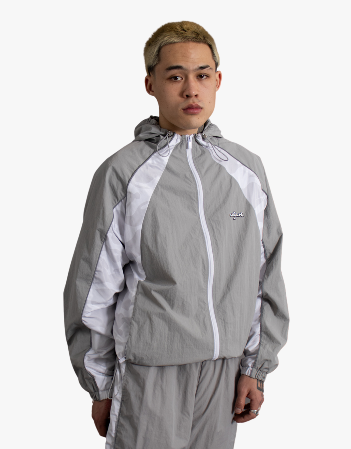 VESTE NYLON [GRIS]