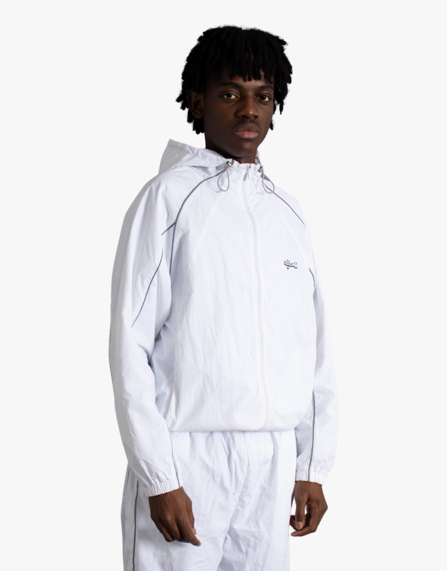 VESTE NYLON [BLANC]