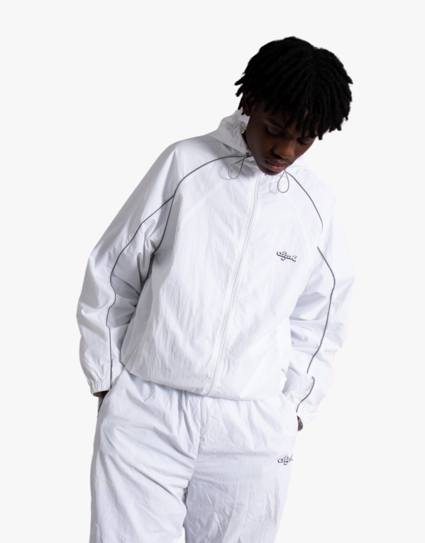 VESTE NYLON [BLANC]