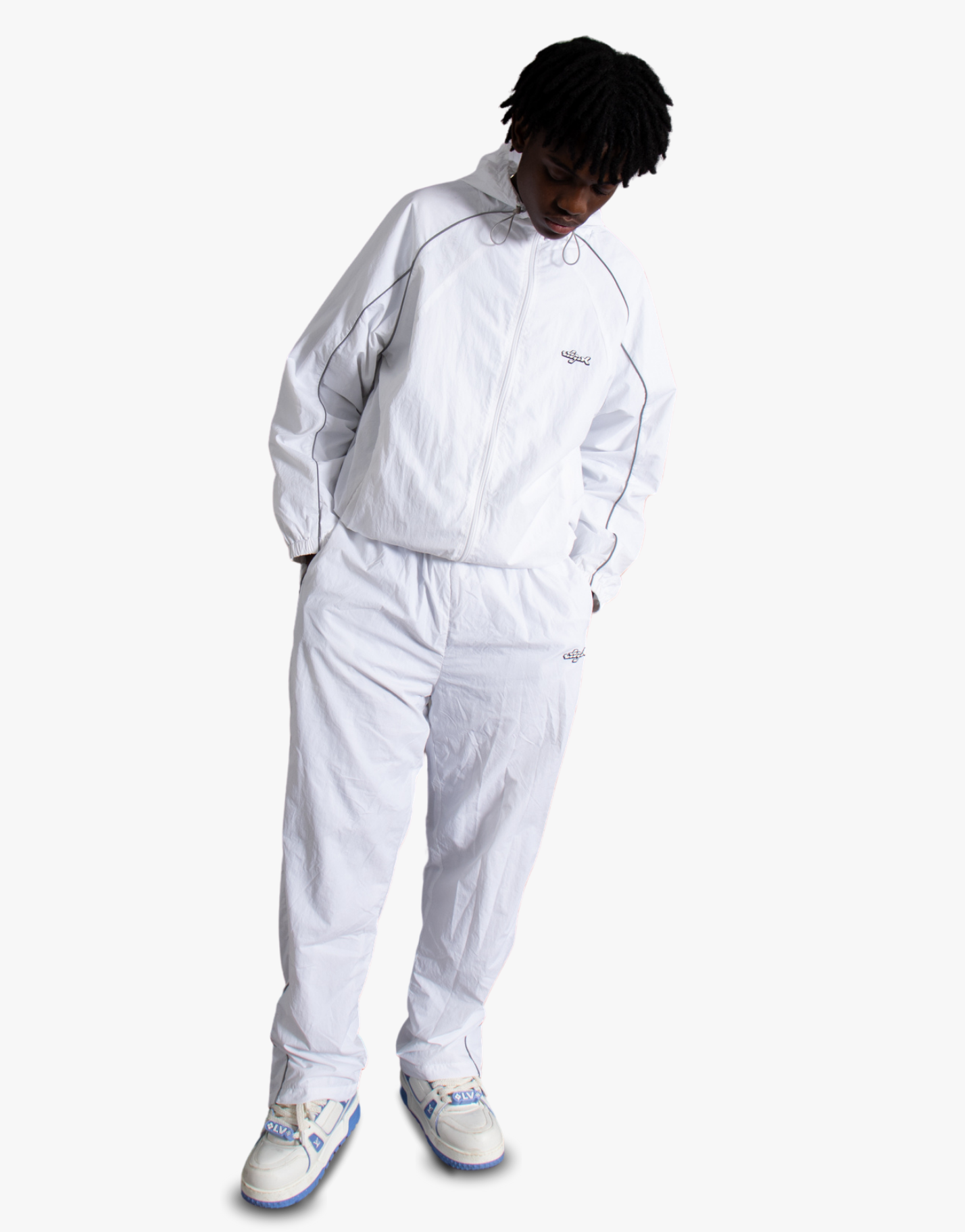 PANTALON NYLON [BLANC]